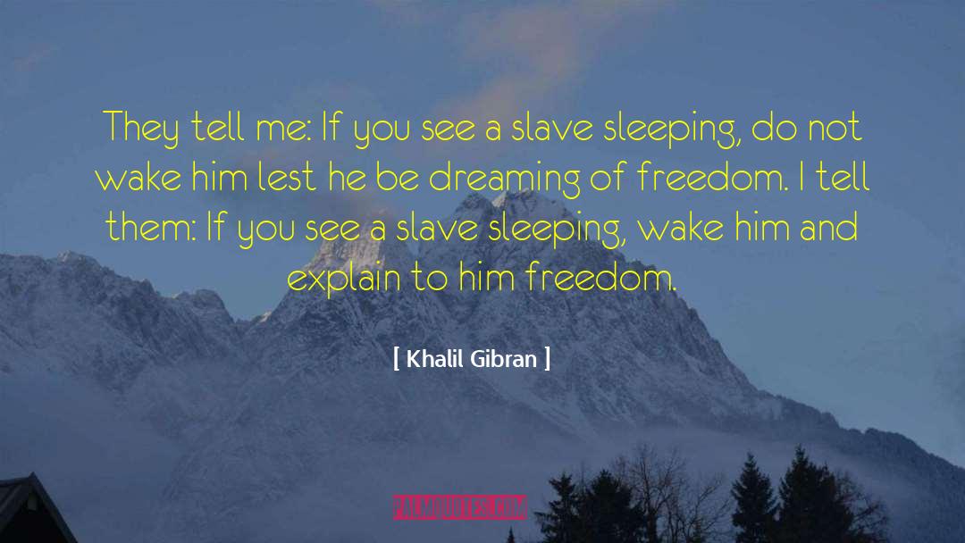 Dream Killer quotes by Khalil Gibran