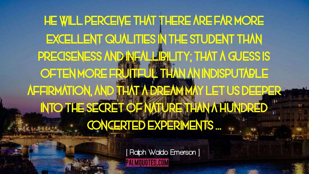 Dream Killer quotes by Ralph Waldo Emerson