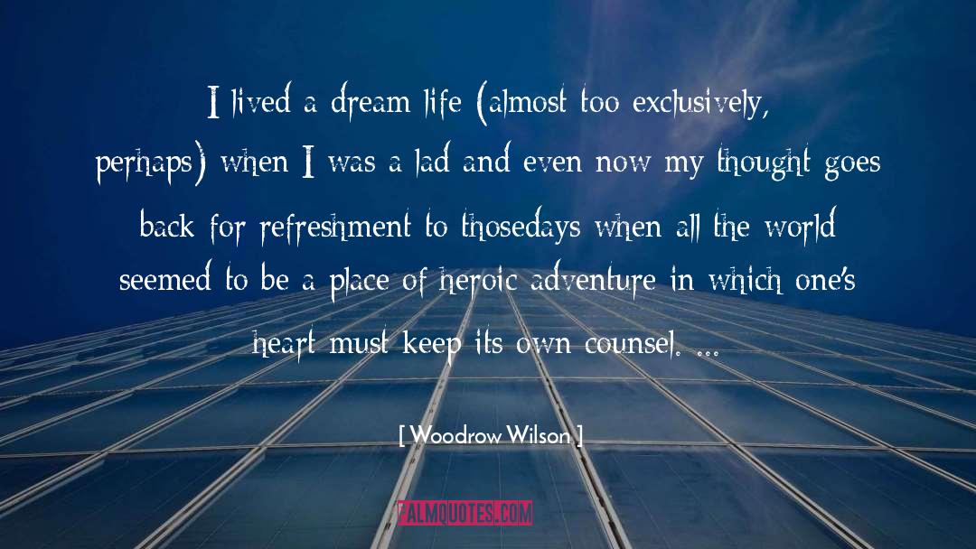 Dream Life quotes by Woodrow Wilson
