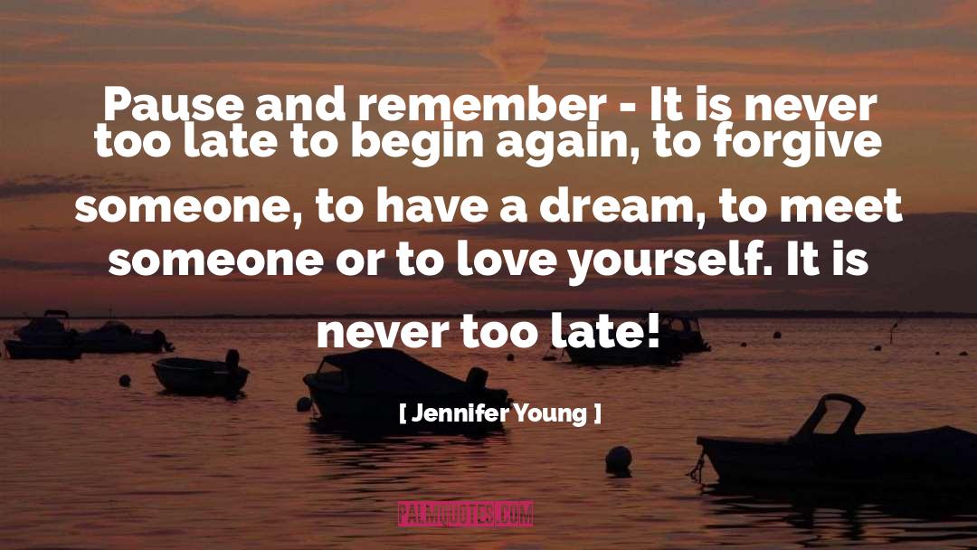 Dream Love quotes by Jennifer Young