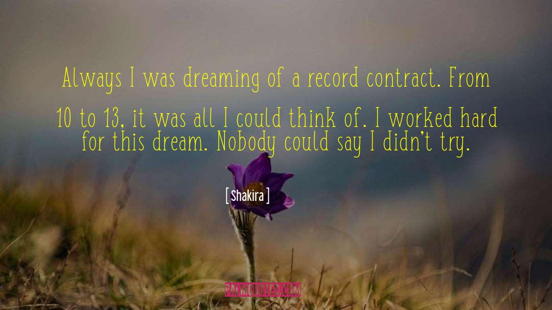Dream More quotes by Shakira