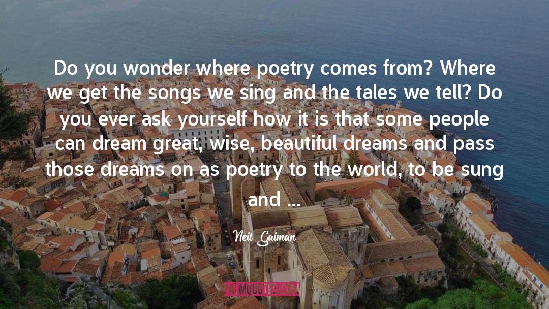 Dream quotes by Neil Gaiman