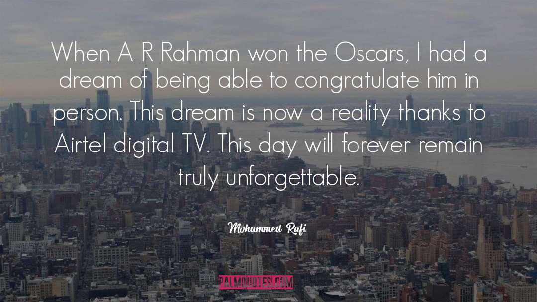 Dream Reality quotes by Mohammed Rafi