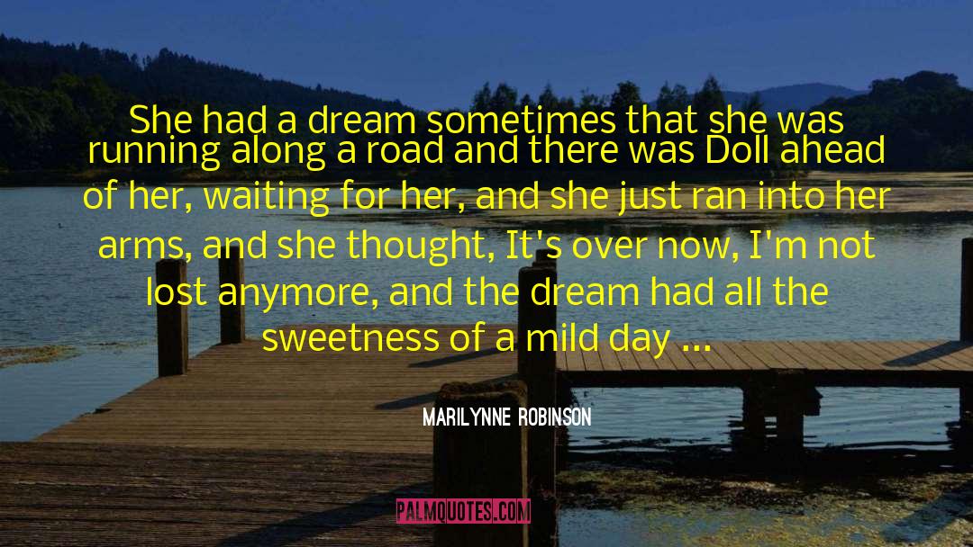 Dream Thought Life Wisdom quotes by Marilynne Robinson