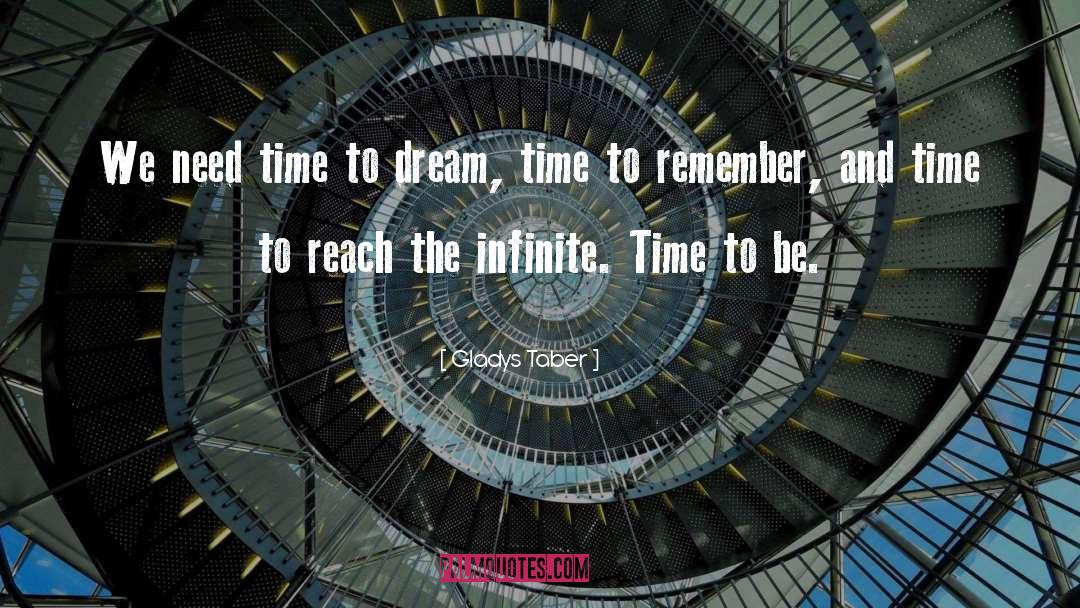 Dream Time quotes by Gladys Taber