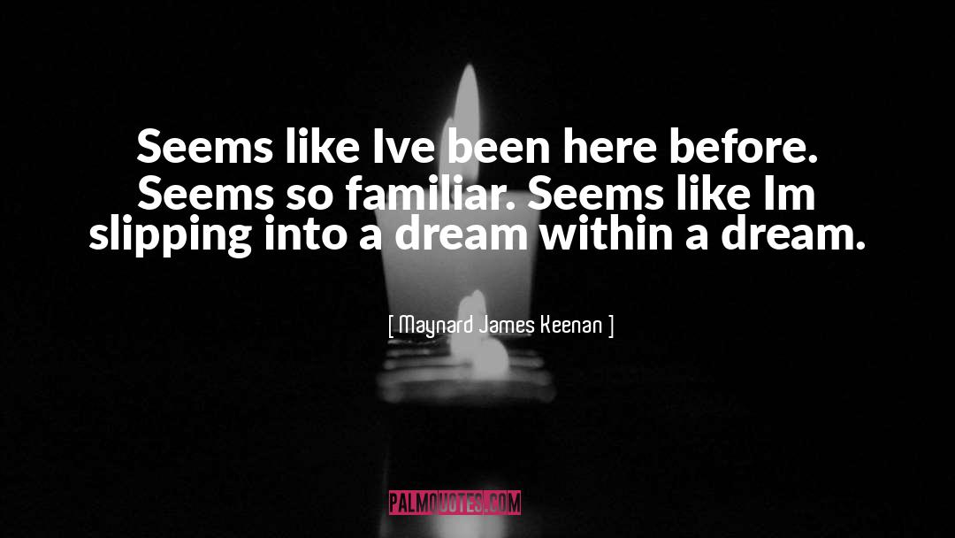 Dream Within A Dream quotes by Maynard James Keenan