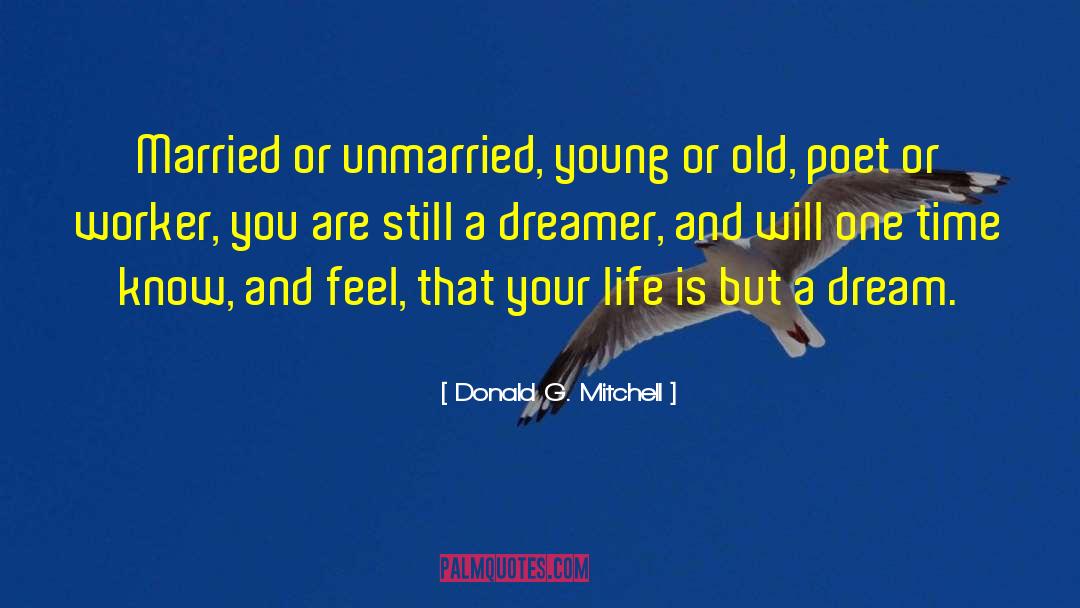 Dreamer quotes by Donald G. Mitchell