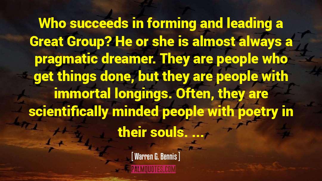 Dreamers Isabelle quotes by Warren G. Bennis