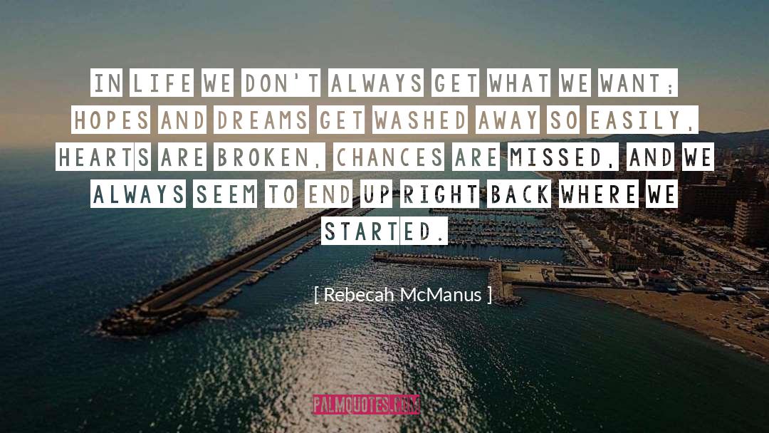 Dreaming Dreams quotes by Rebecah McManus