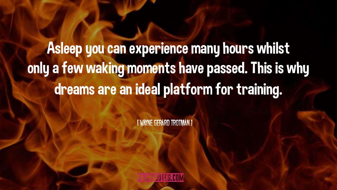 Dreaming Dreams quotes by Wayne Gerard Trotman