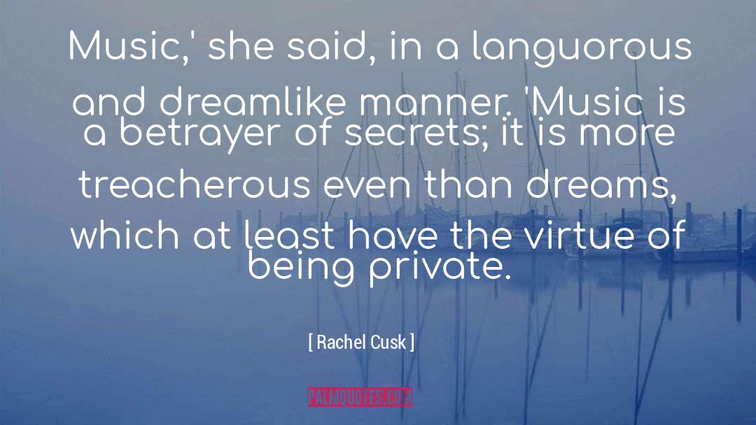 Dreamlike quotes by Rachel Cusk