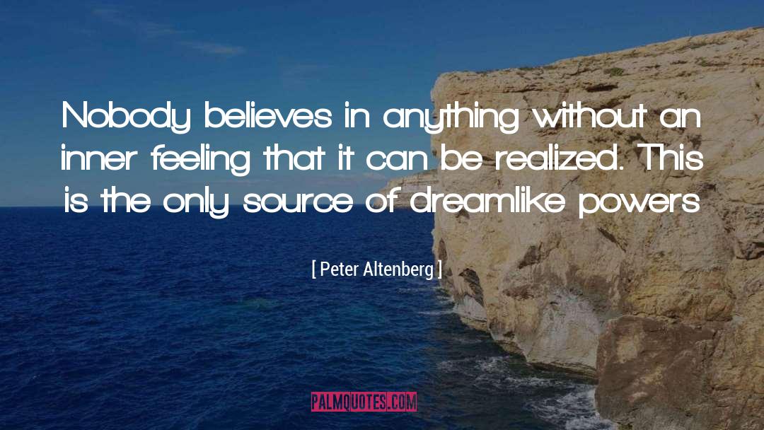Dreamlike quotes by Peter Altenberg
