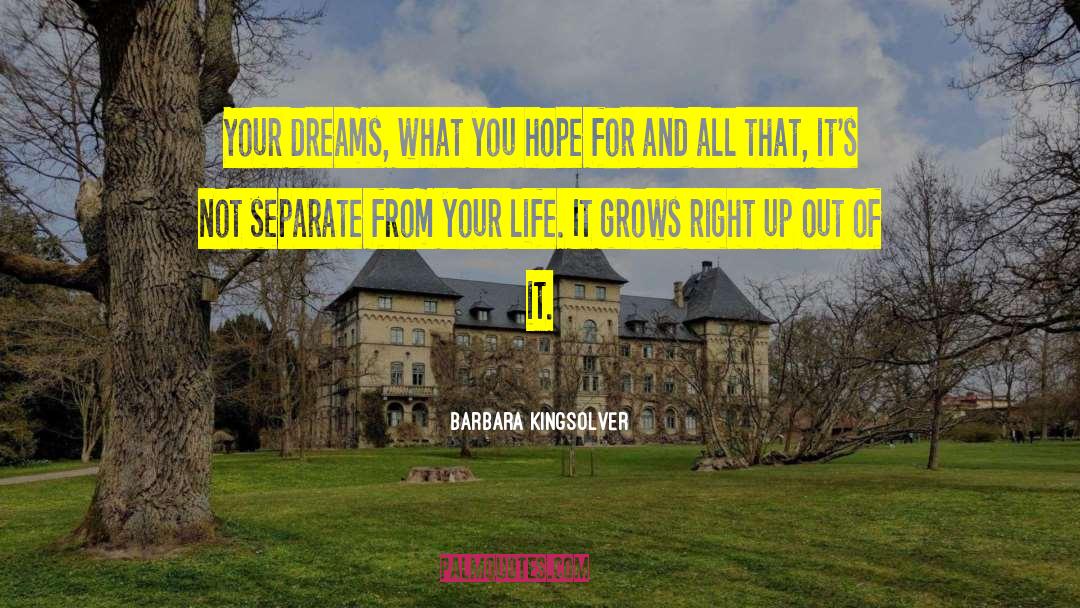 Dreams And Dreaming quotes by Barbara Kingsolver