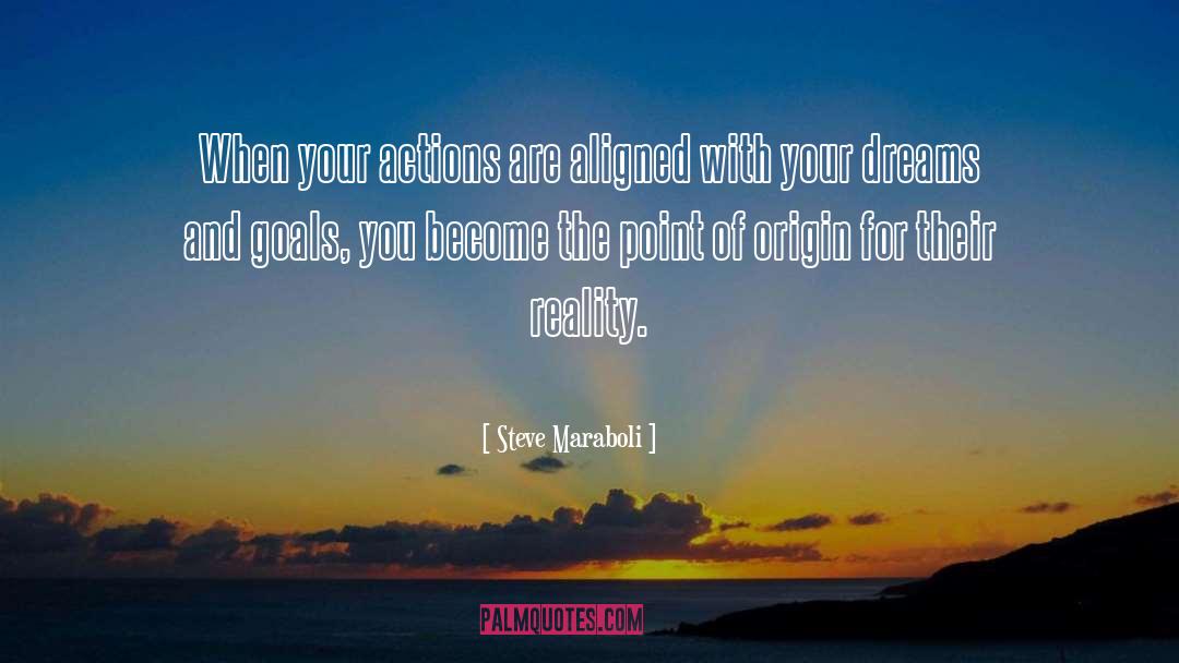 Dreams And Goals quotes by Steve Maraboli