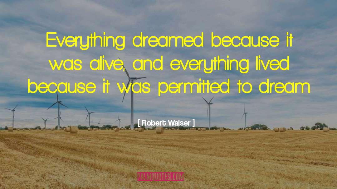 Dreams And Nightmares quotes by Robert Walser