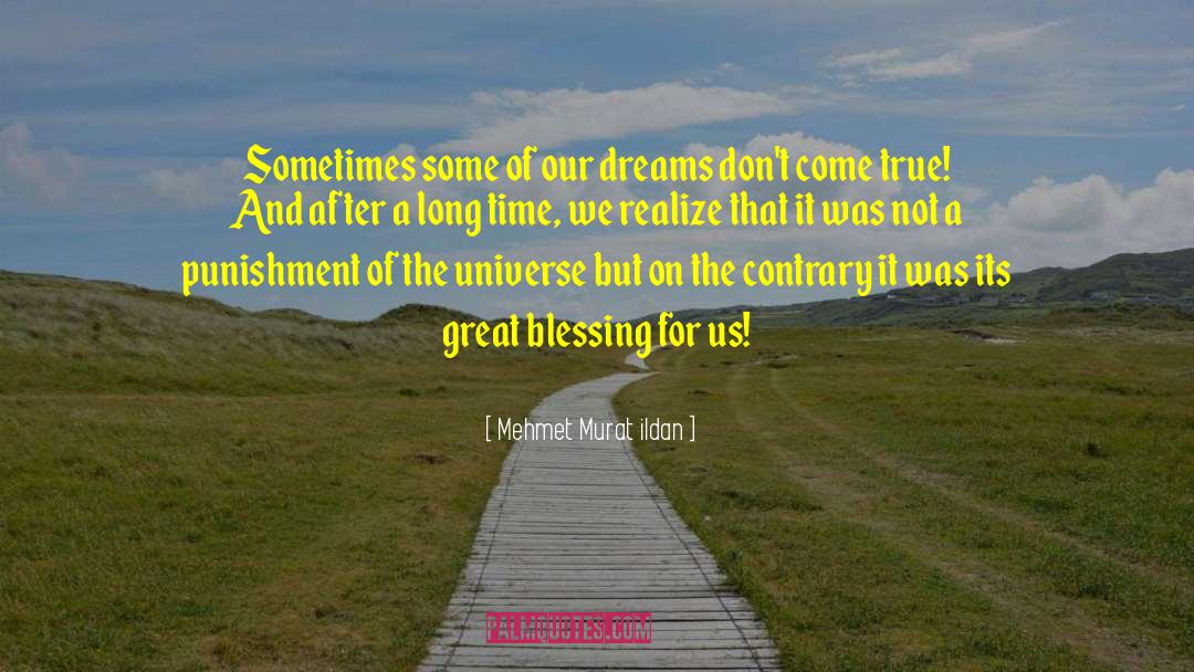 Dreams Coming True quotes by Mehmet Murat Ildan
