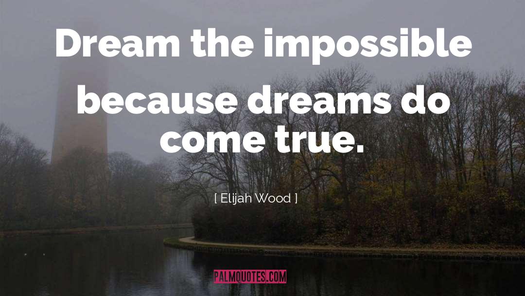 Dreams Do Come True quotes by Elijah Wood