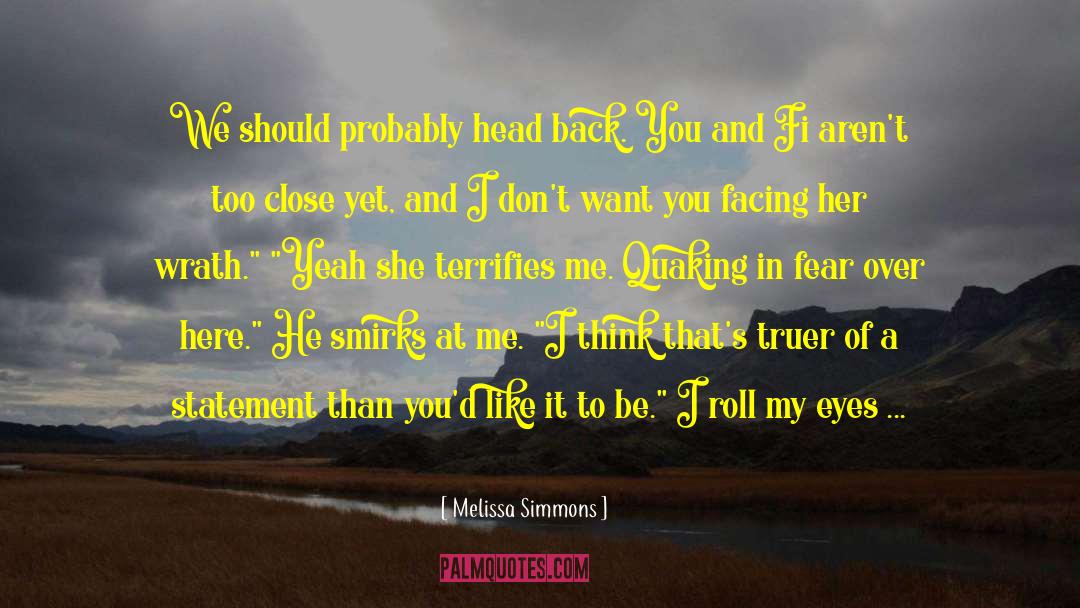 Dreams In The Eyes quotes by Melissa Simmons