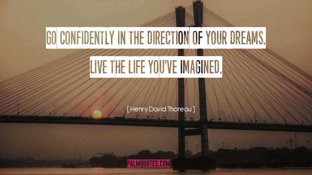 Dreams Inspirational quotes by Henry David Thoreau