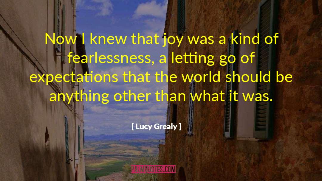 Dreams Of Joy quotes by Lucy Grealy
