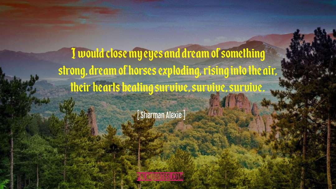 Dreams Vanish quotes by Sherman Alexie