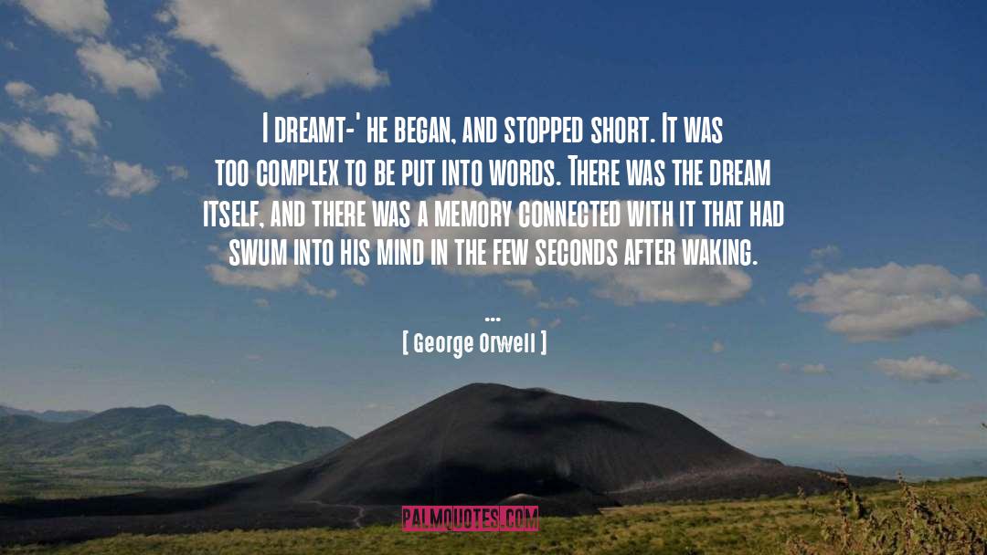 Dreamt I Was Awake quotes by George Orwell