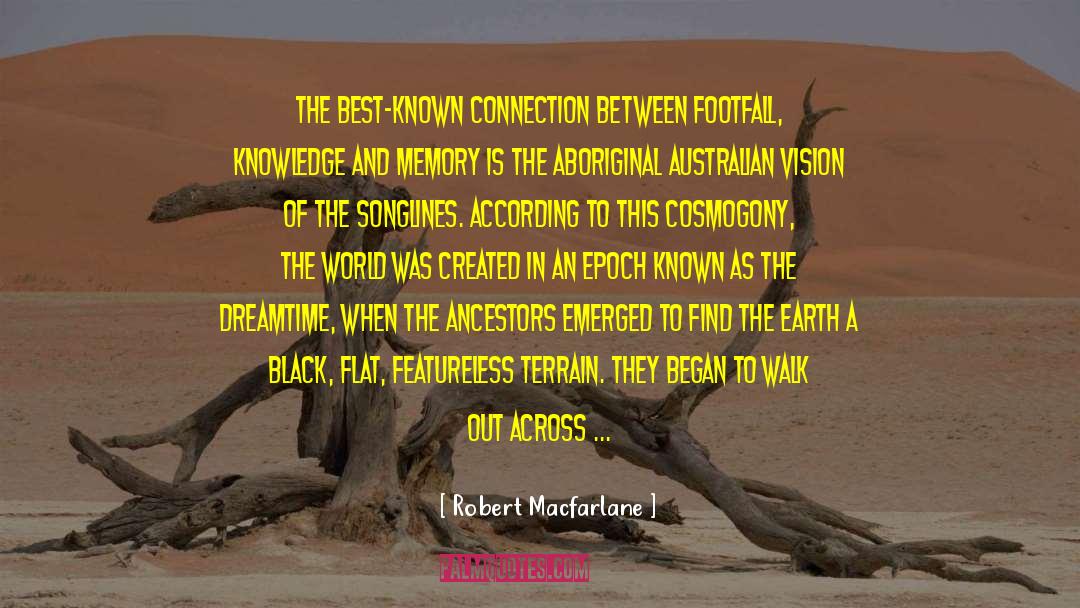 Dreamtime quotes by Robert Macfarlane