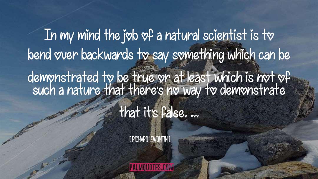 Dreamy Mind quotes by Richard Lewontin