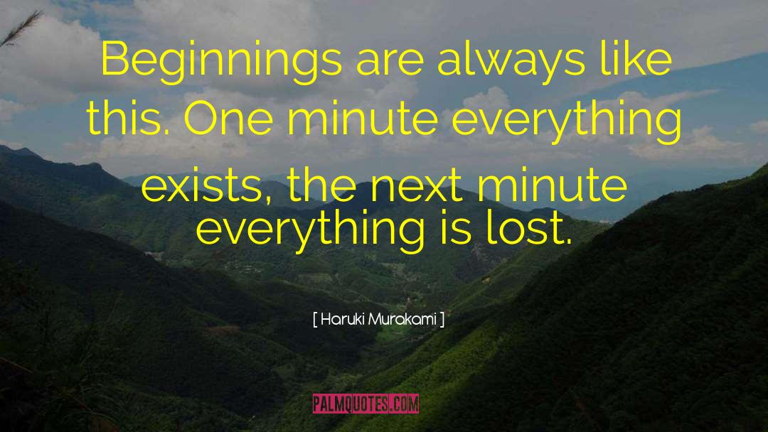 Dreizen Last Minute quotes by Haruki Murakami