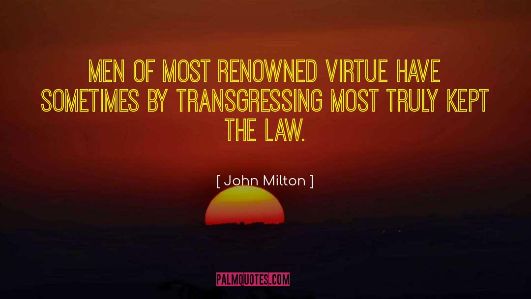 Drescher Law quotes by John Milton