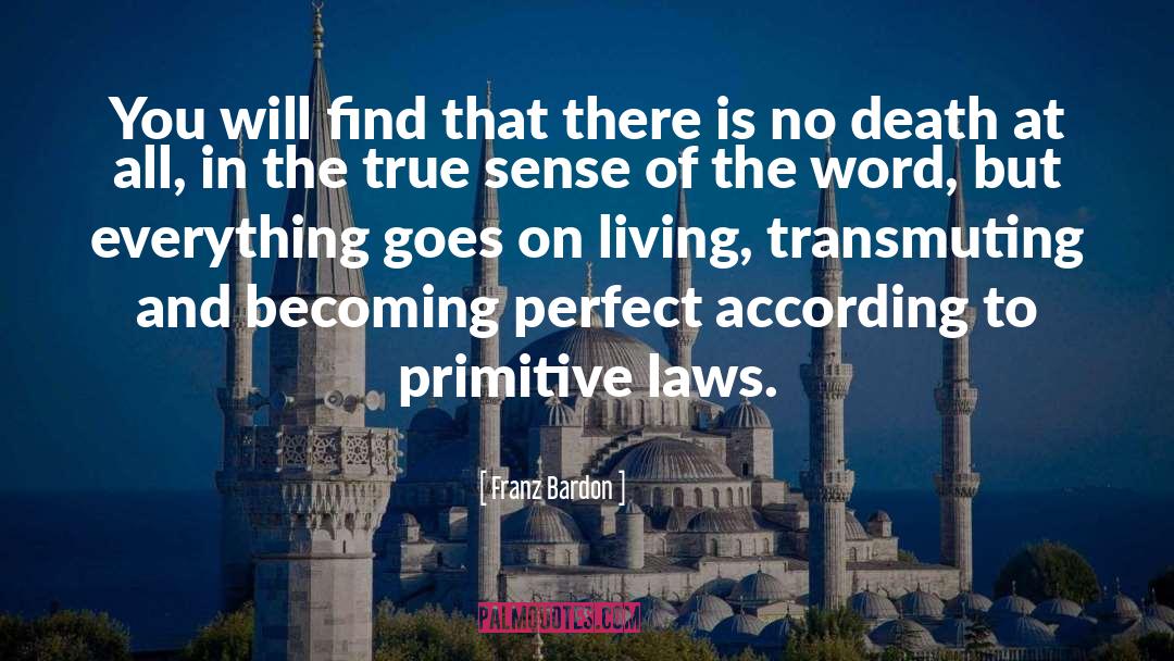 Drescher Law quotes by Franz Bardon
