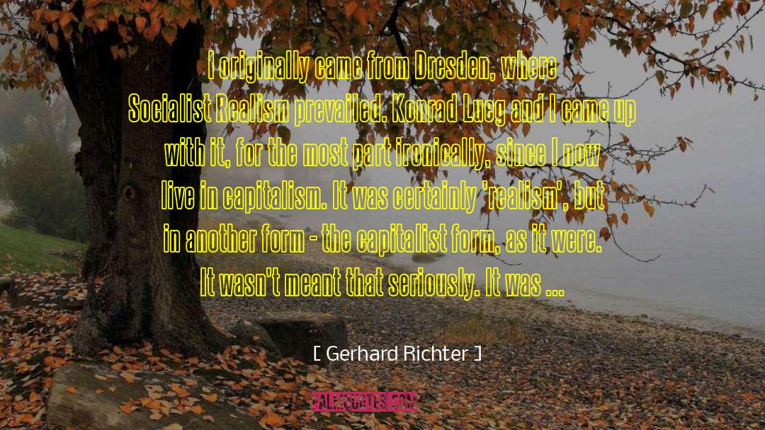 Dresden quotes by Gerhard Richter