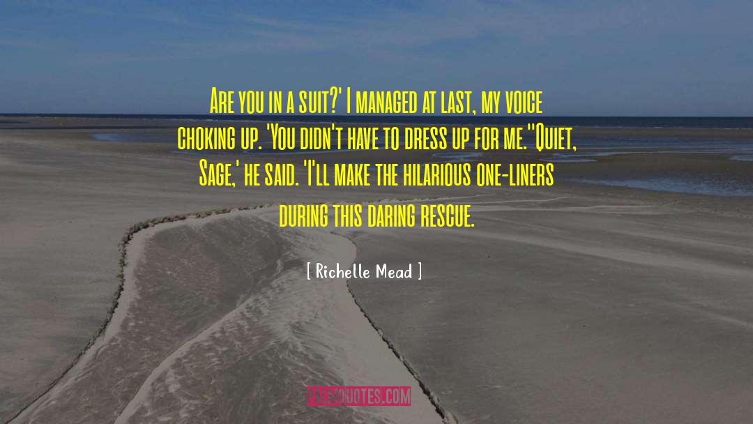 Dress For Success quotes by Richelle Mead