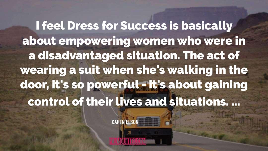 Dress For Success quotes by Karen Elson
