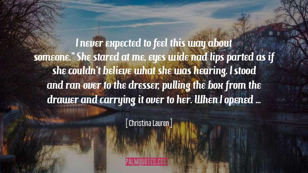 Dresser quotes by Christina Lauren