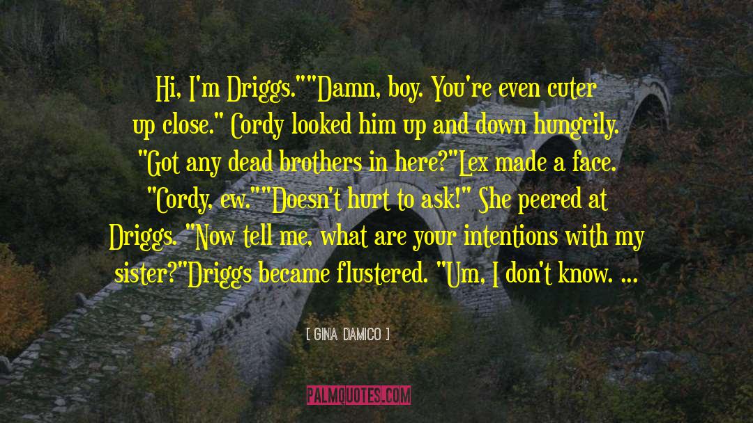Driggs And Lex Moments quotes by Gina Damico