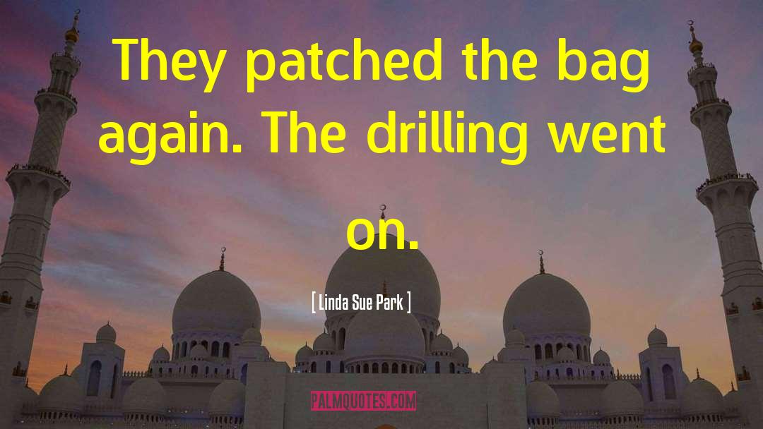 Drilling quotes by Linda Sue Park