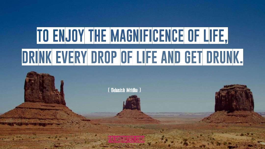 Drink Every Drop Of Life quotes by Debasish Mridha