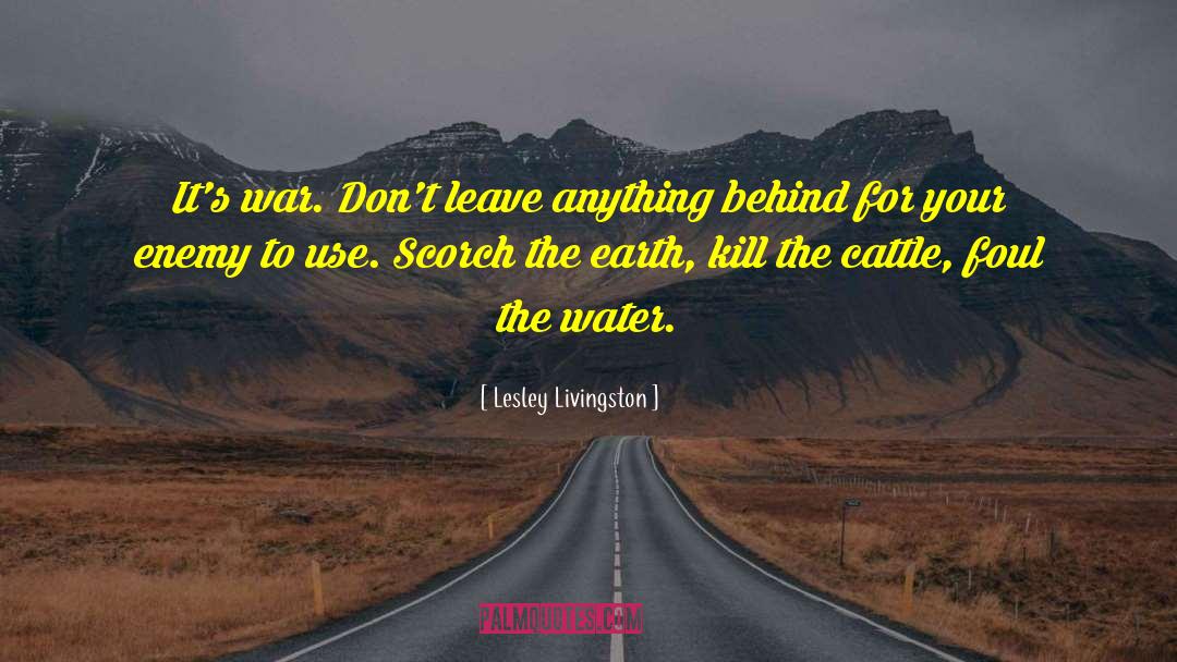 Drink Water quotes by Lesley Livingston