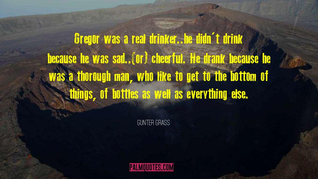 Drinker quotes by Gunter Grass