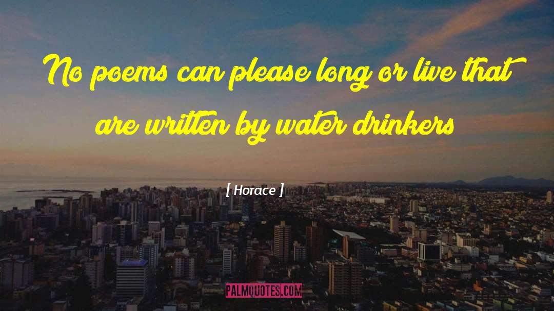 Drinkers quotes by Horace