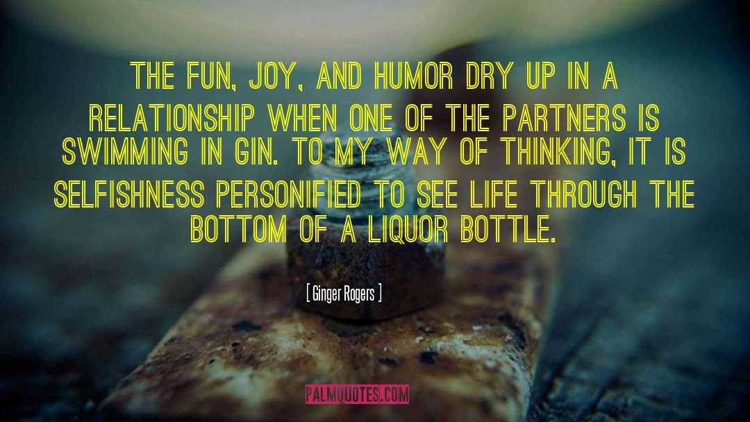 Drinking Alcohol quotes by Ginger Rogers