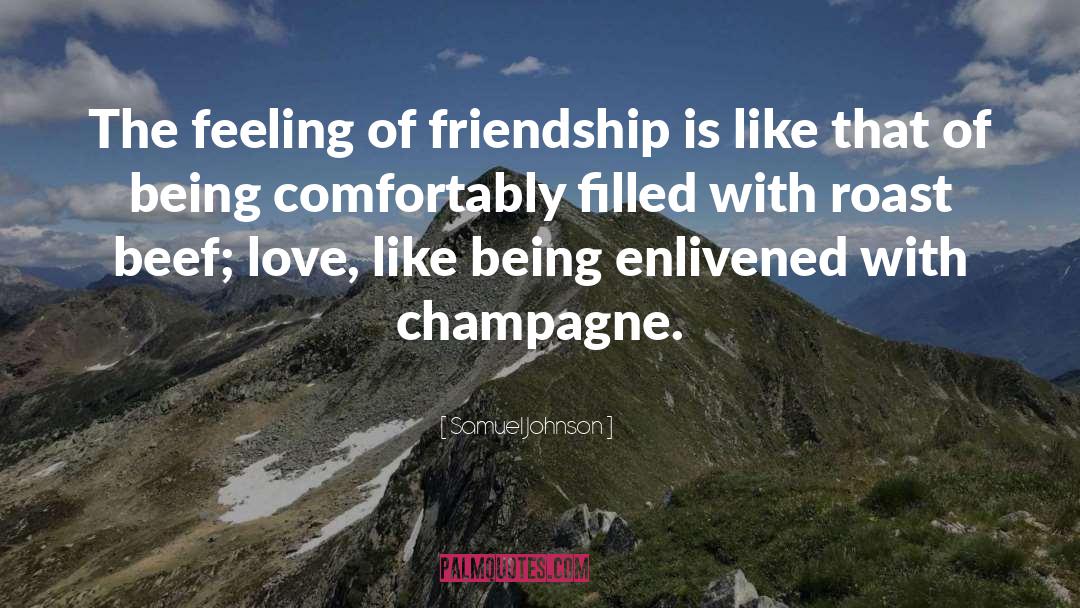 Drinking Champagne quotes by Samuel Johnson