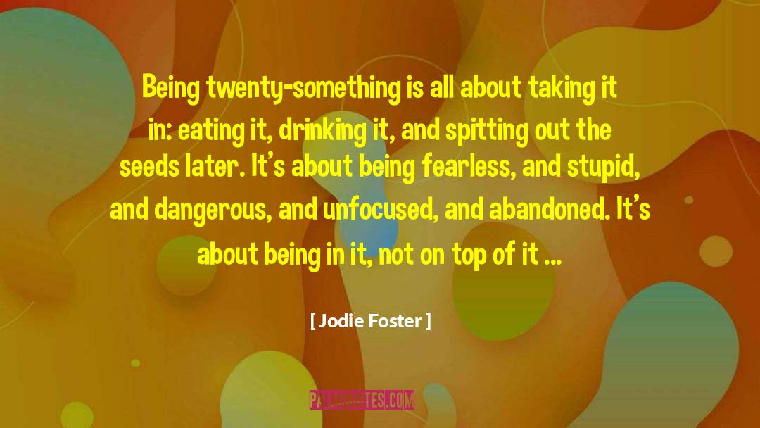 Drinking Champagne quotes by Jodie Foster