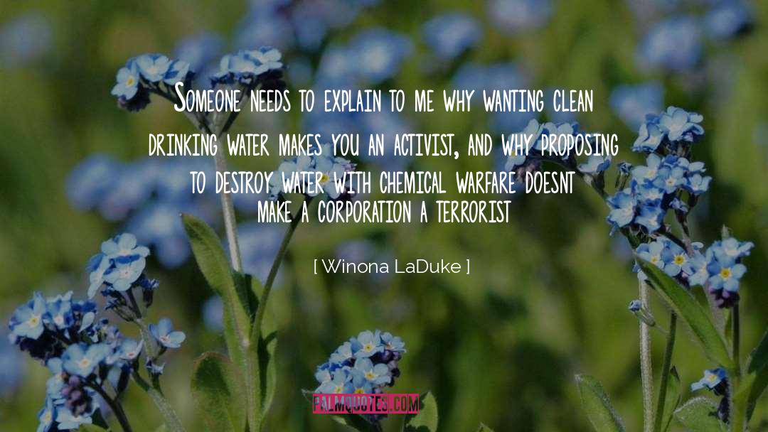 Drinking Water And Sanitation quotes by Winona LaDuke