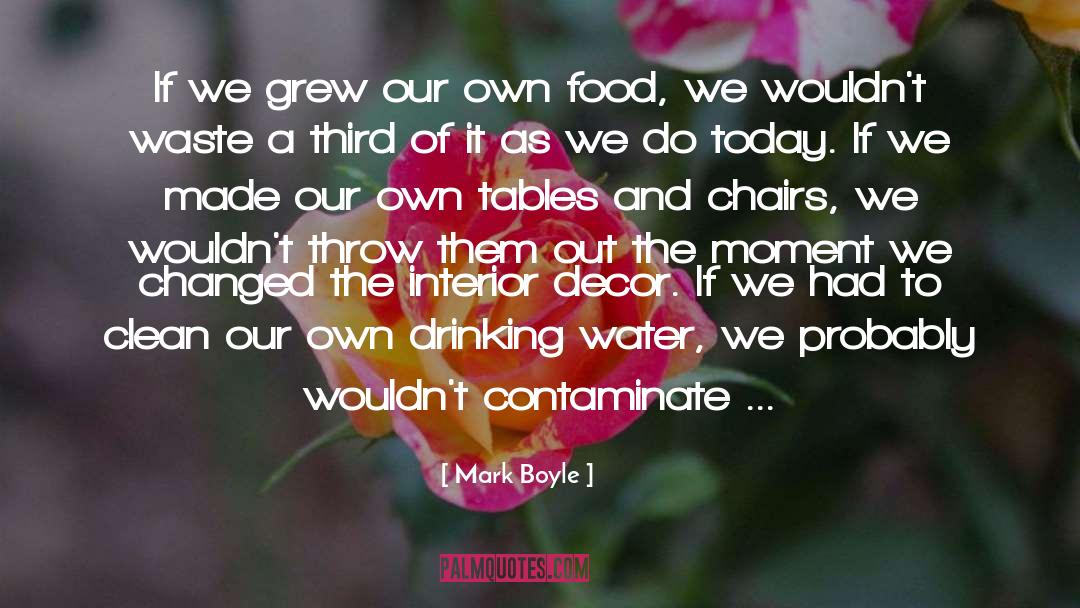 Drinking Water quotes by Mark Boyle