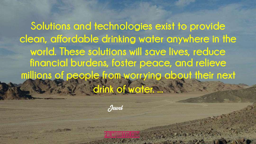 Drinking Water quotes by Jewel