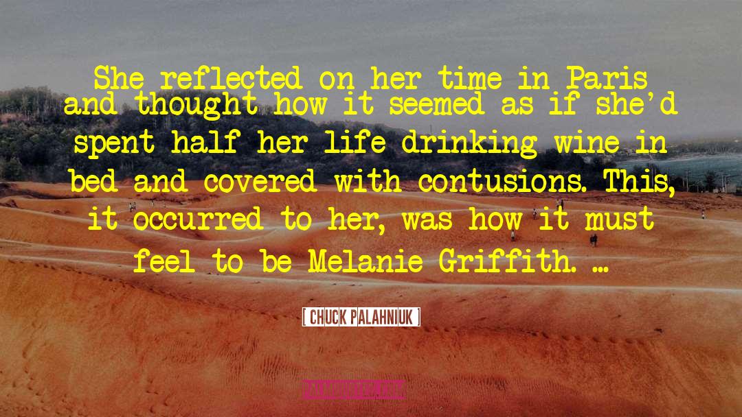 Drinking Wine quotes by Chuck Palahniuk