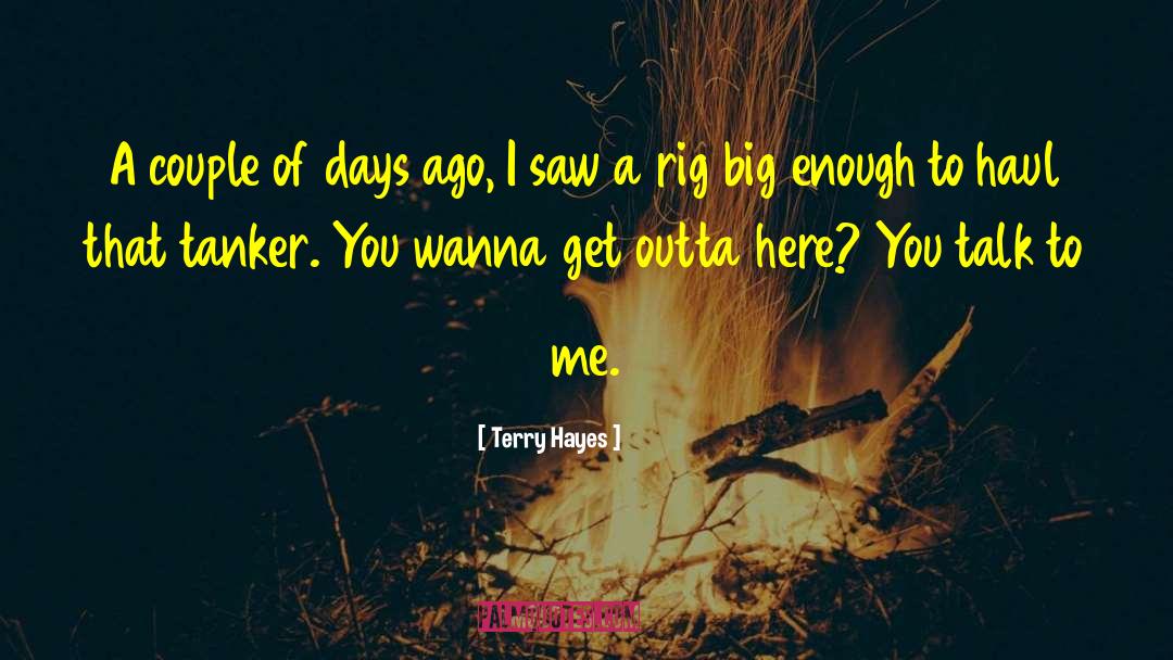 Drinnen Hayes quotes by Terry Hayes