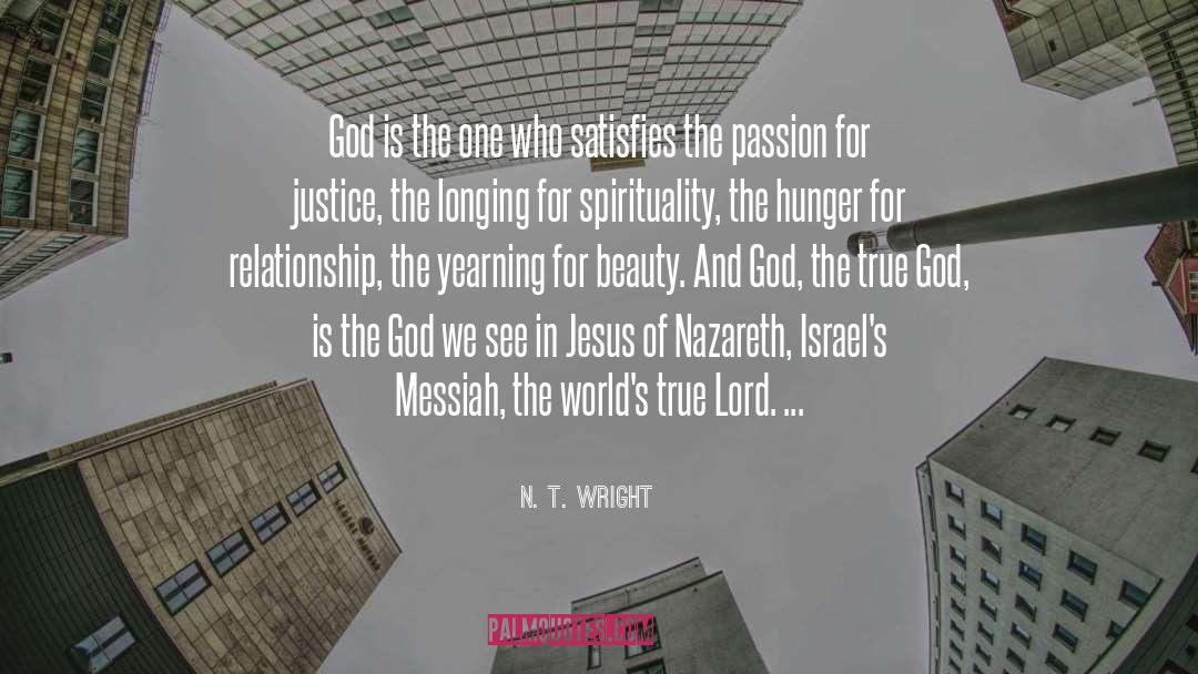 Drive And Passion quotes by N. T. Wright